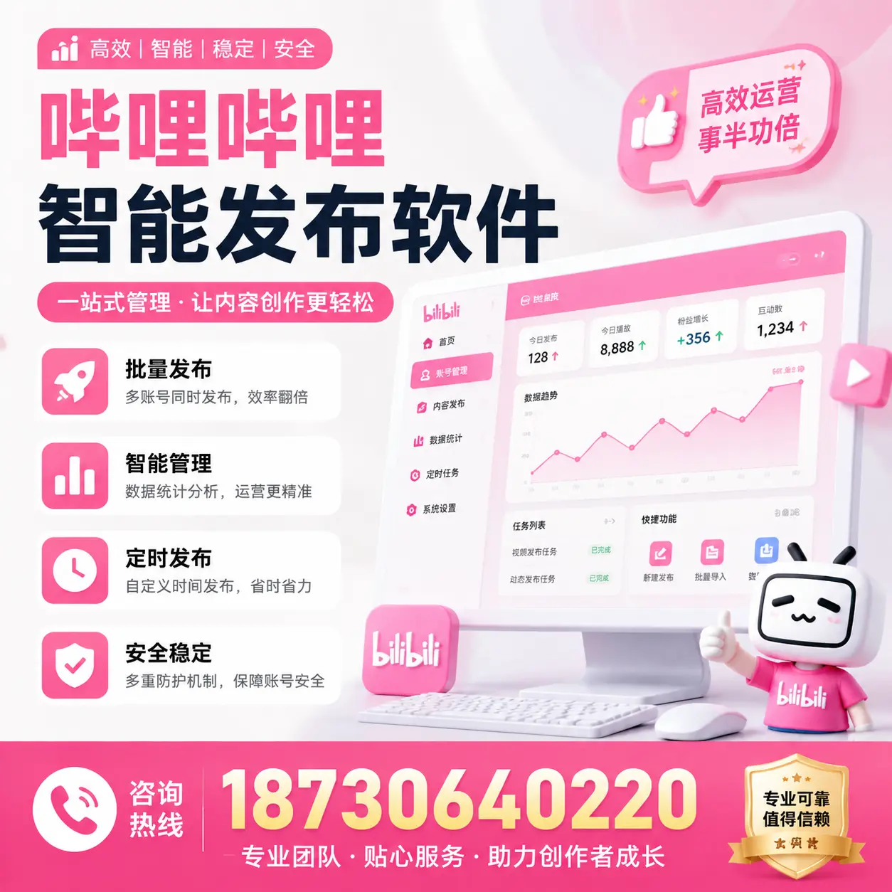 如何评估哔哩哔哩智能发布软件的ROI?北屯 企业必读